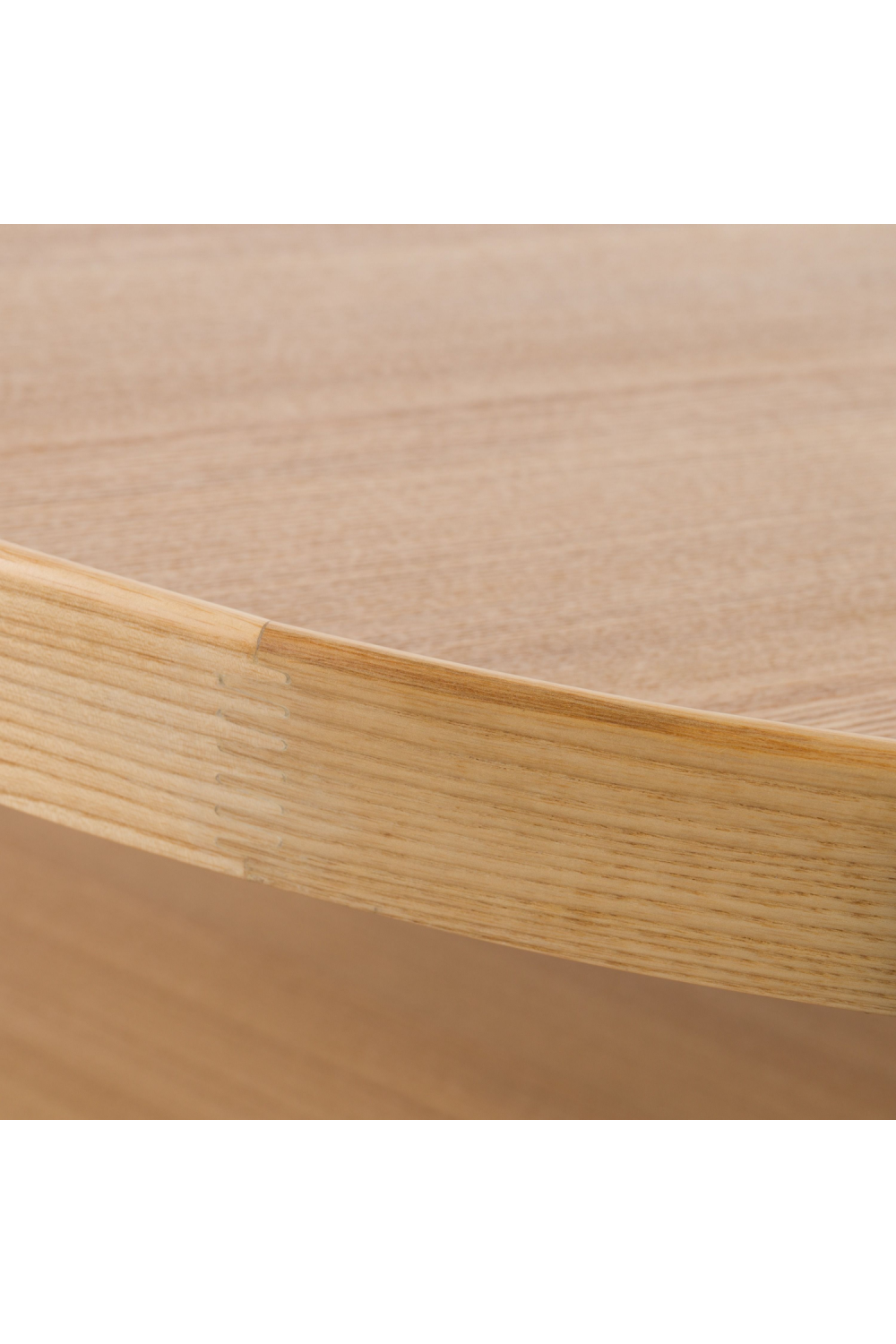 Round Wooden 2-Shelf Coffee Table | OROA Modern Savoy | Oroa.com