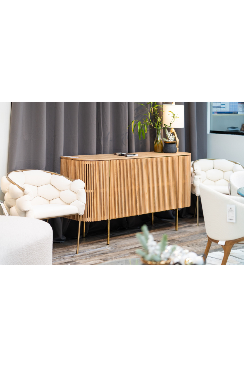 Slatted Natural Ash Sideboard | Oroa.com