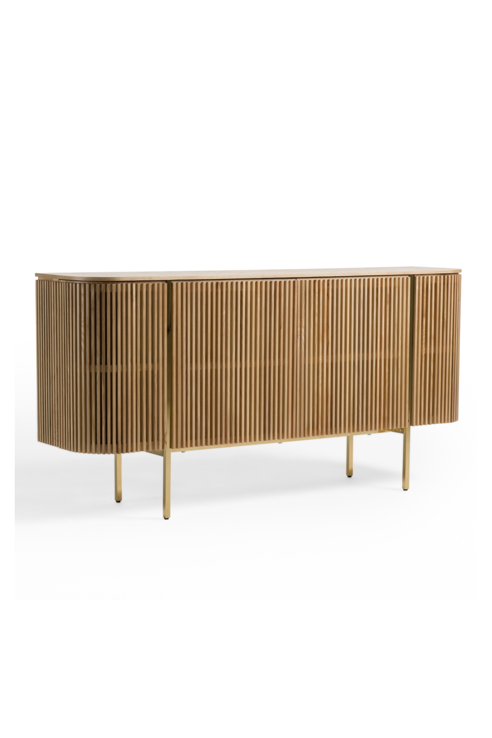 Slatted Natural Ash Sideboard | OROA Modern Sandy | Oroa.com