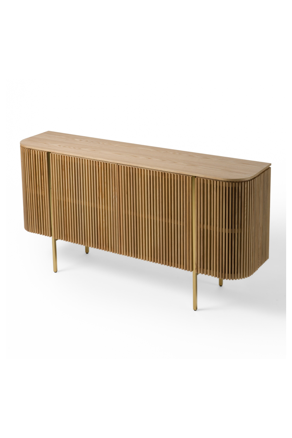 Slatted Natural Ash Sideboard | OROA Modern Sandy | Oroa.com