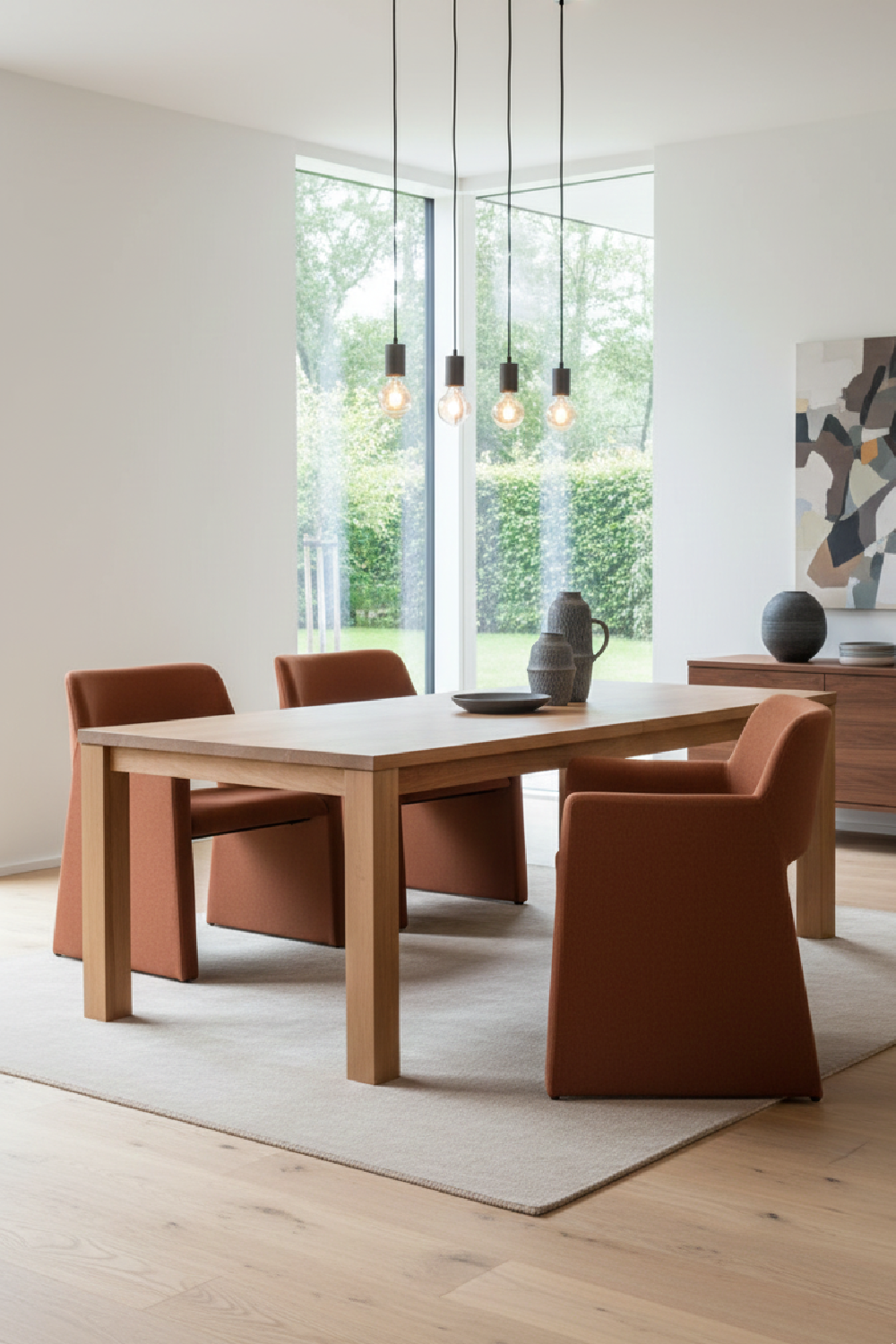 Fabric Upholstered Dining Chair | OROA Modern Lasara | Oroa.com