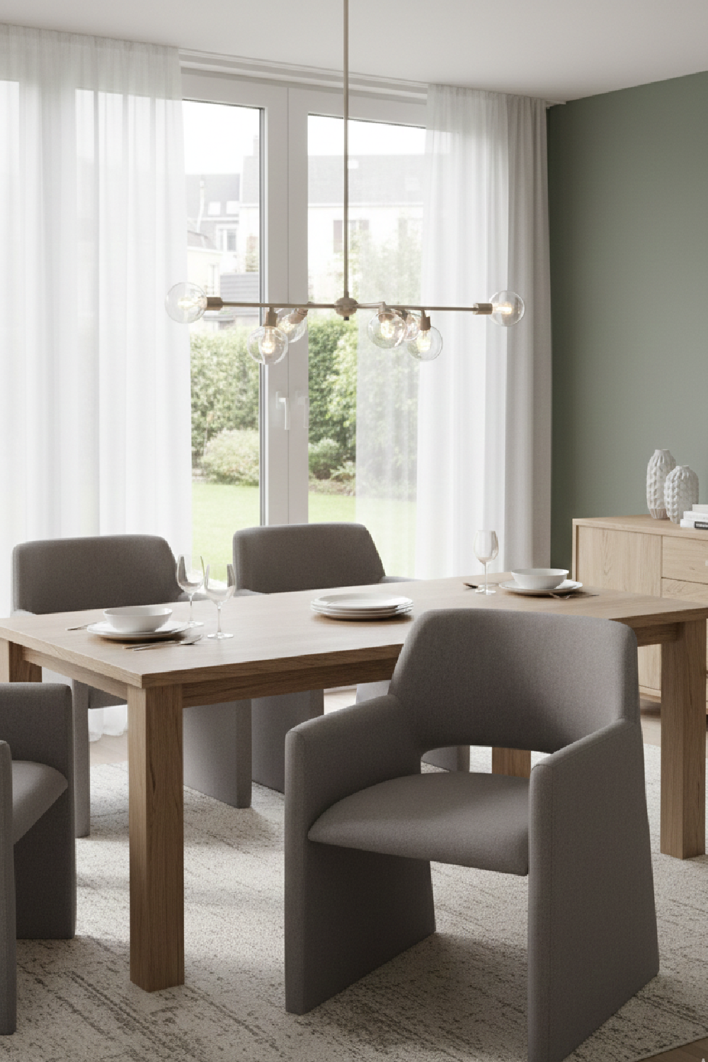 Fabric Upholstered Dining Chair | OROA Modern Lasara | Oroa.com