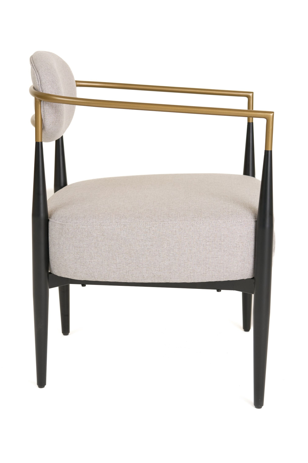 Gold-Armed Accent Chair | OROA Modern Liberty | Oroa.com