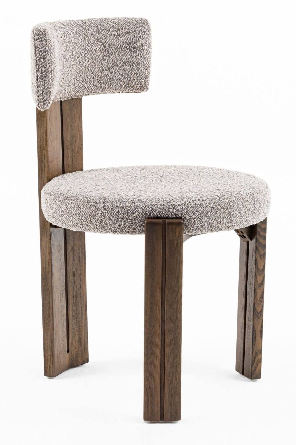 Gray Vegan Leather Dining Chair | Oroa.com