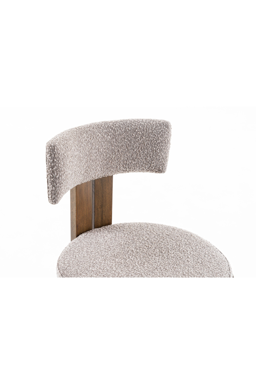 Gray Vegan Leather Dining Chair | Oroa.com