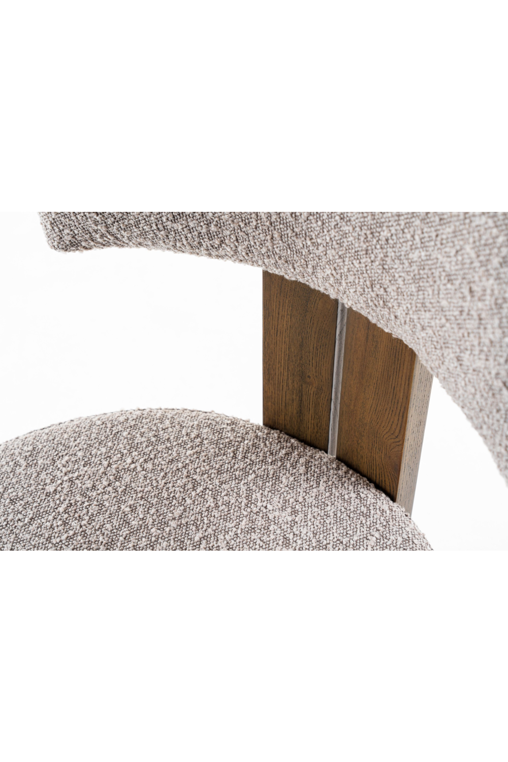 Gray Vegan Leather Dining Chair | Oroa.com