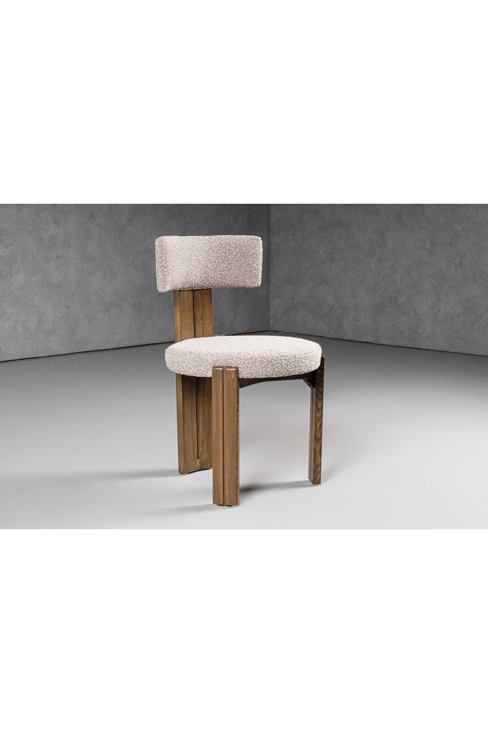 Gray Vegan Leather Dining Chair | Oroa.com