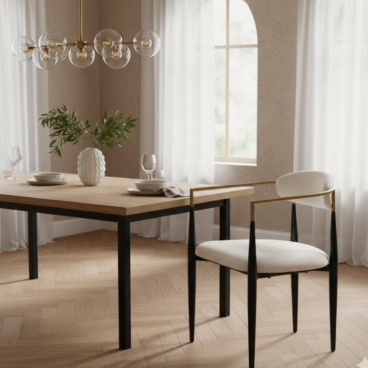 Gold-Armed Dining Chair – Buchtel – alternate view 28
