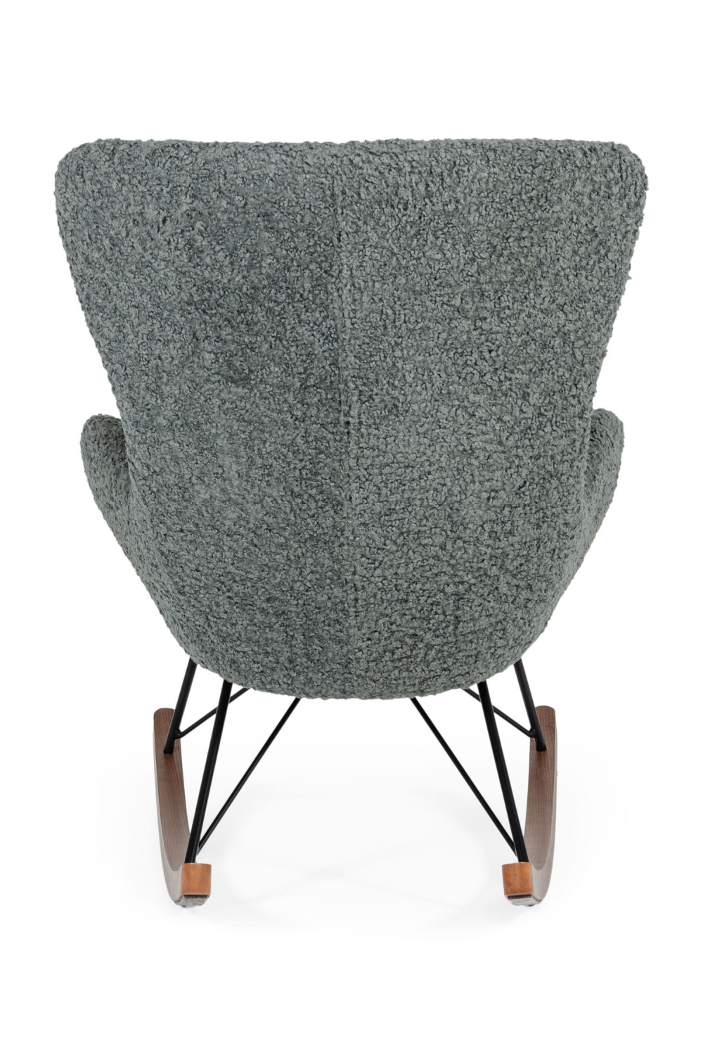 Gray Upholstered Rocking Chair | OROA Modern Ikard | Oroa.com