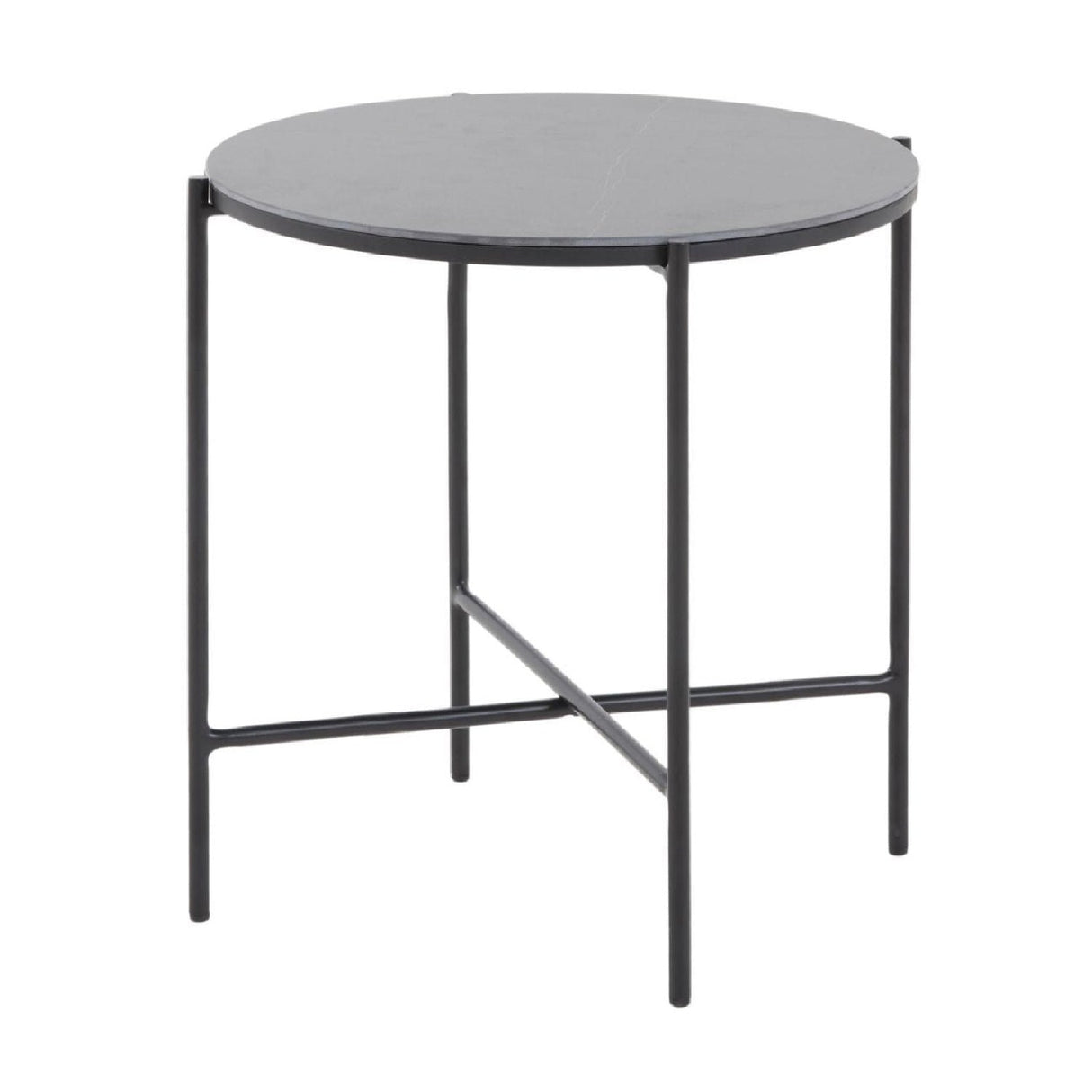 Black Ceramic End Table | OROA Modern Hobart