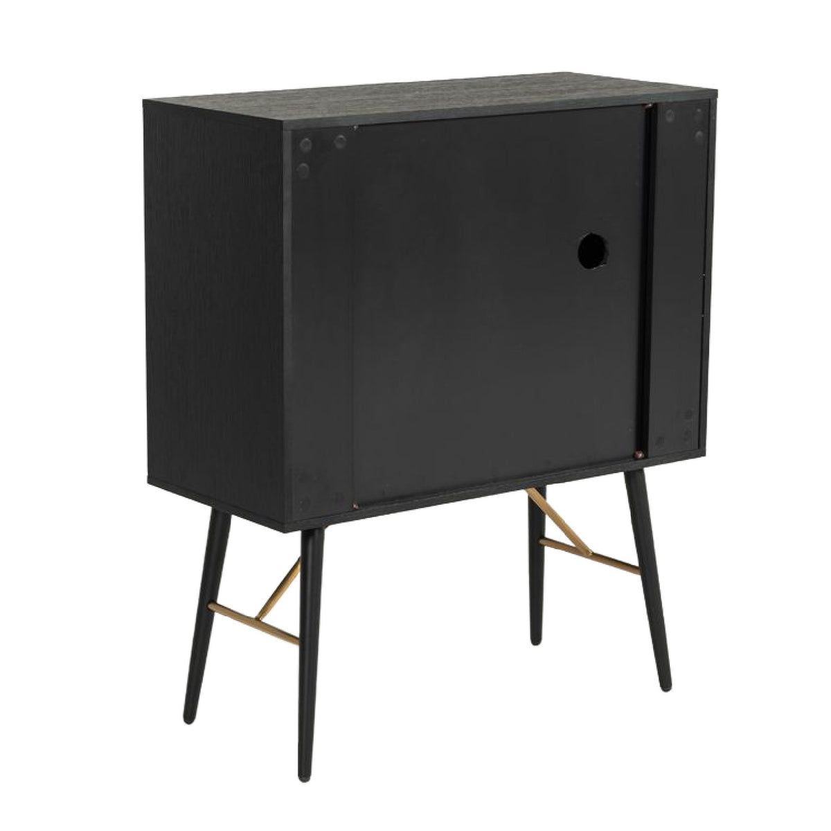 Black Oak Tall Buffet | OROA Modern Billy