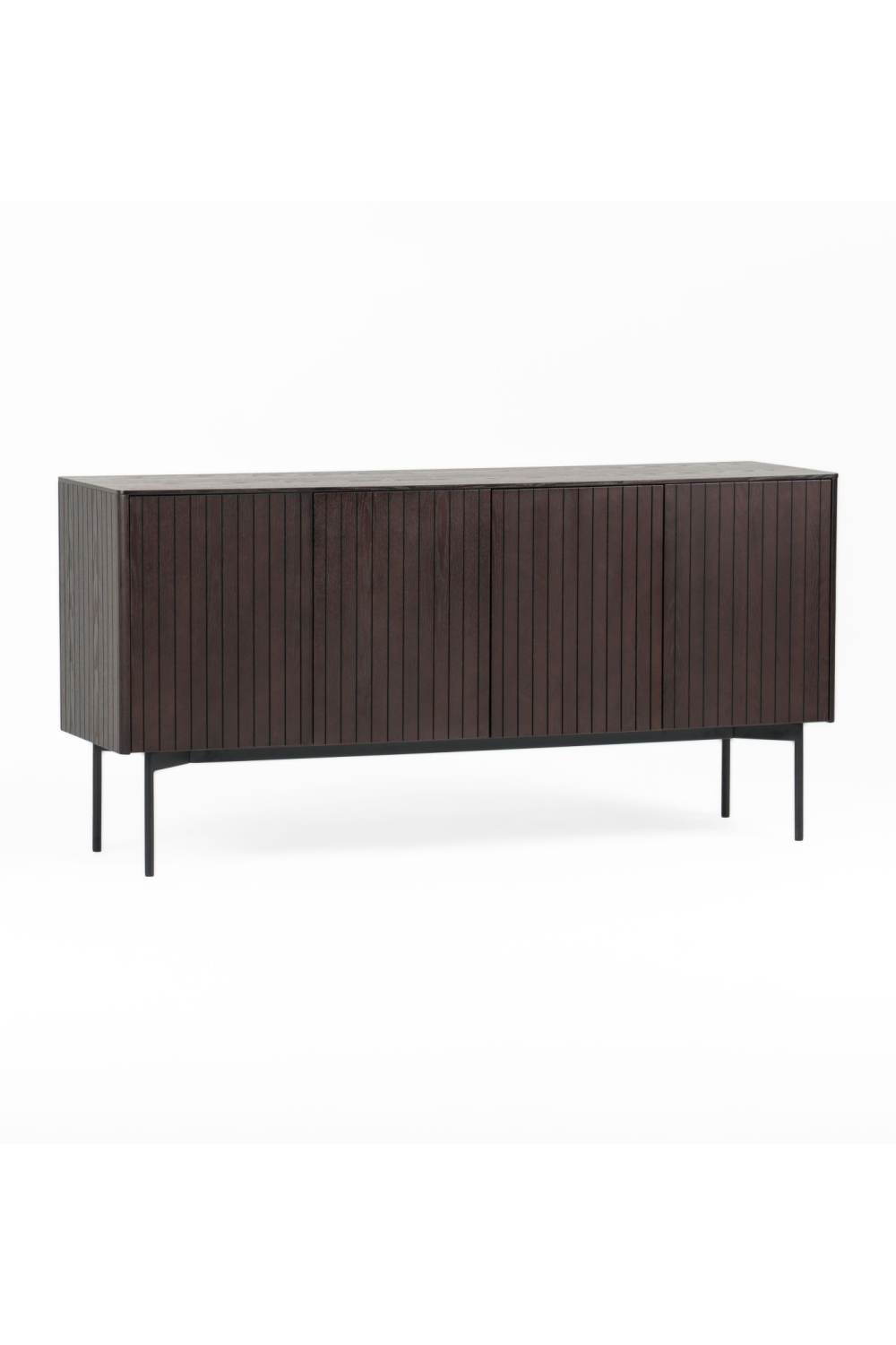 Slatted Smoked Ash Sideboard | OROA Modern Calhoun | Oroa.com