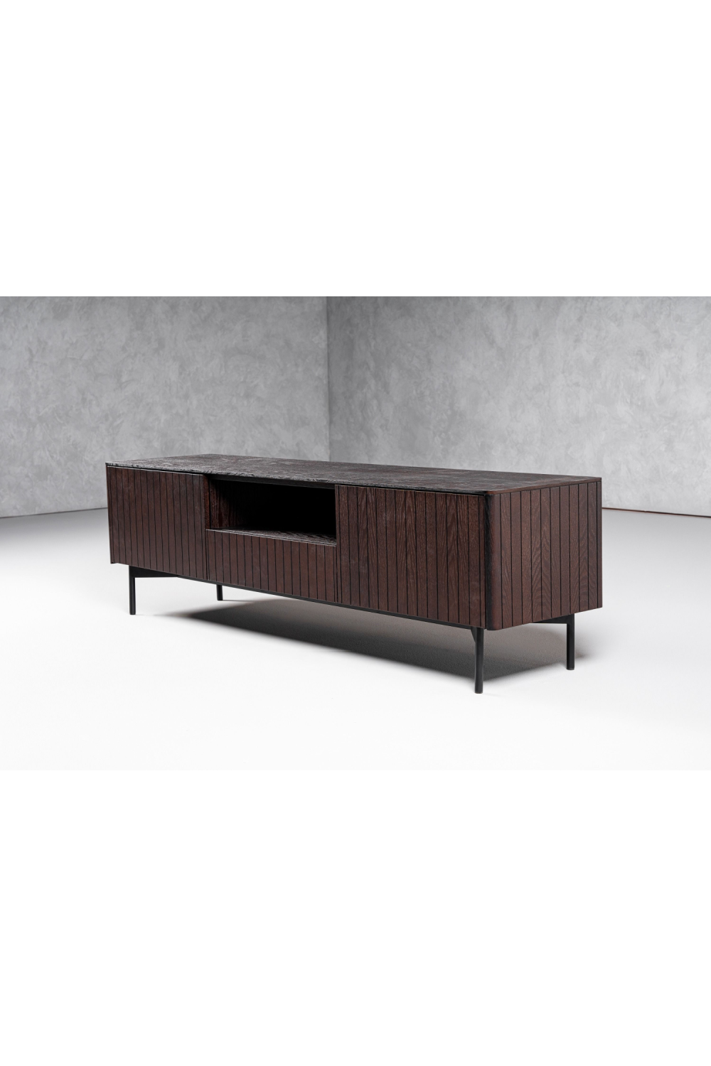 Smoked Ash TV Stand | Oroa.com