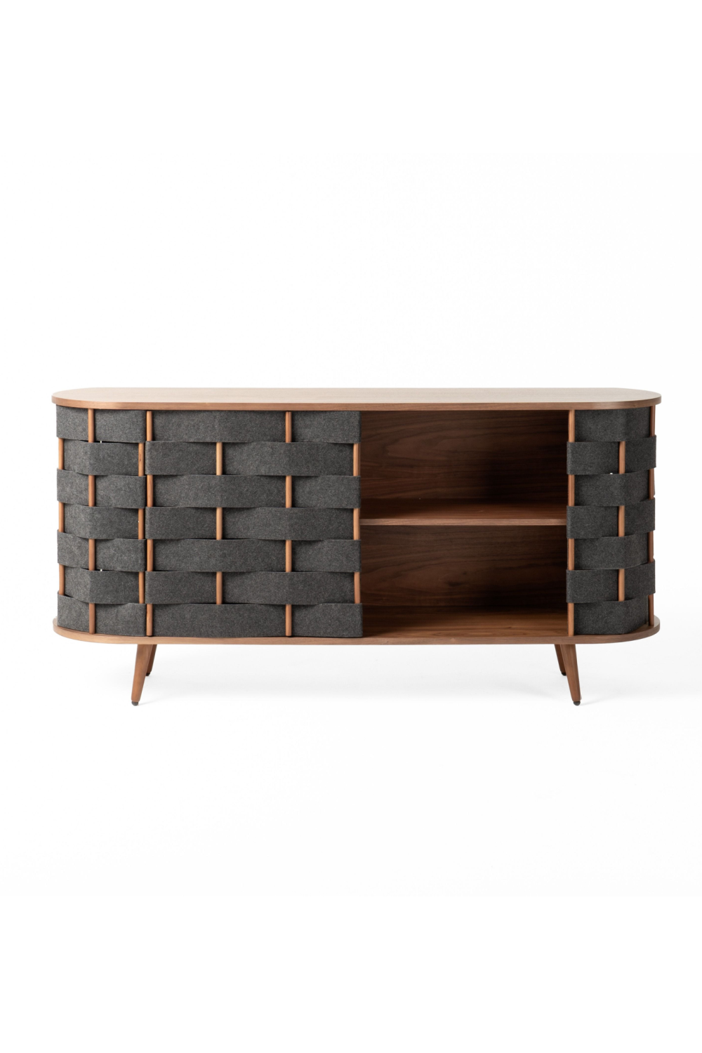 Gray Woven Fabric Sideboard | OROA Modern Sheridan | Oroa.com