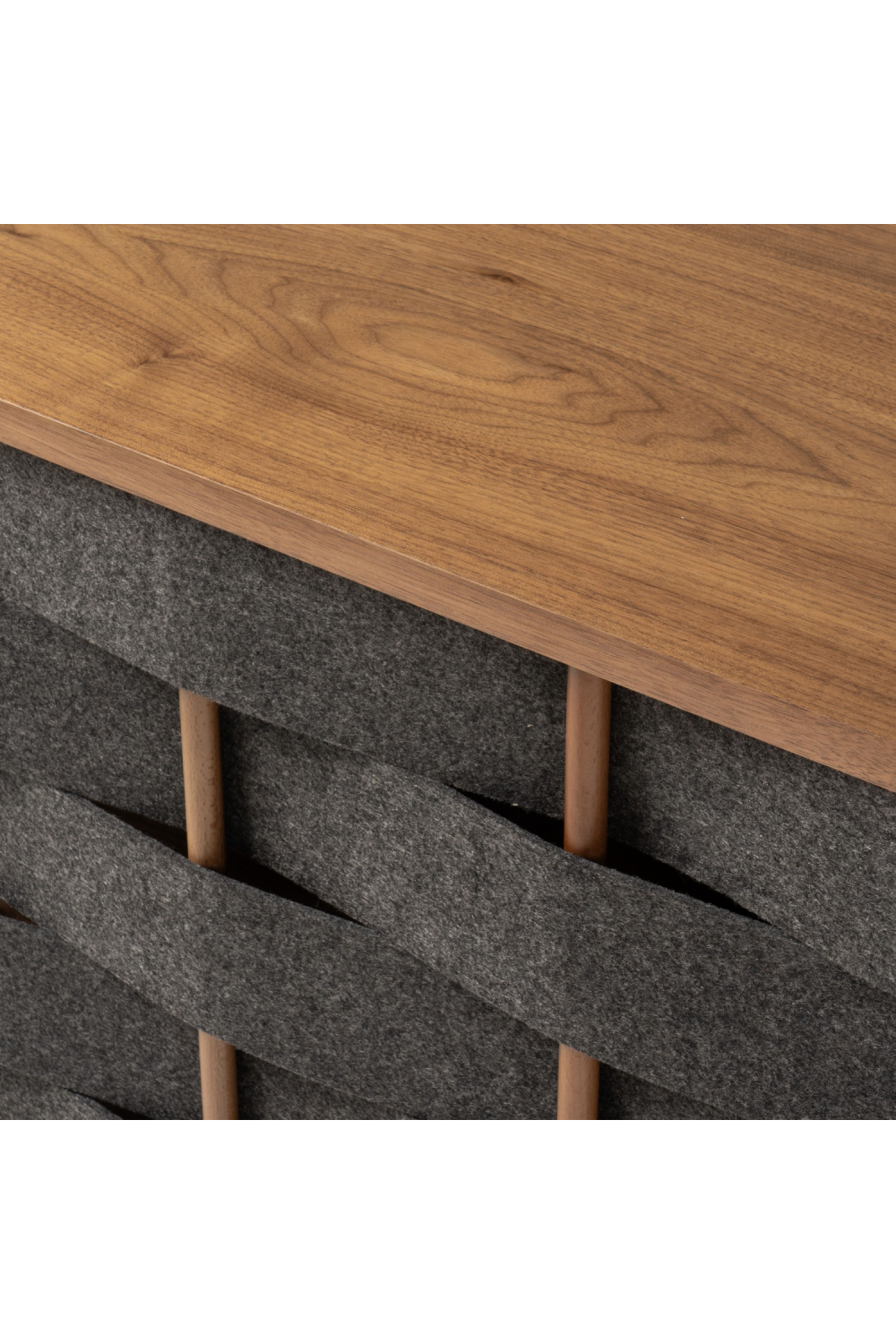 Gray Woven Fabric Sideboard | OROA Modern Sheridan | Oroa.com
