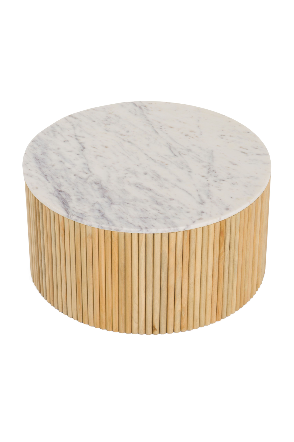 Mango Wood Base Coffee Table | OROA Modern Cambridge