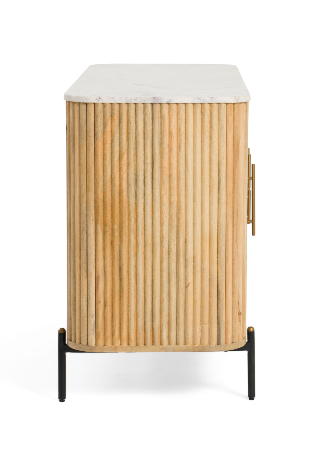 Fluted Mango Wood Sideboard | Oroa.com