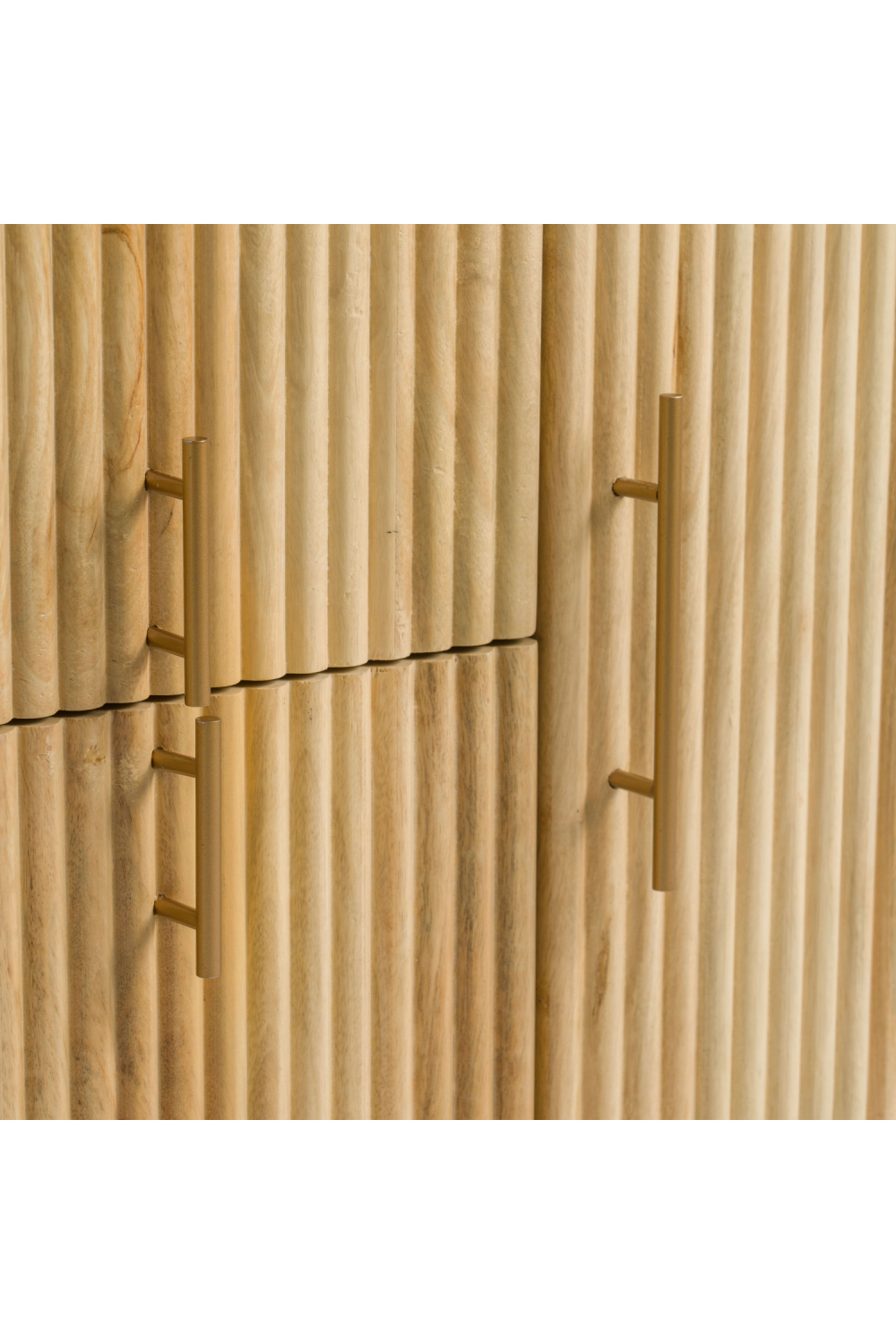 Fluted Mango Wood Sideboard | OROA Modern Cambridge | Oroa.com