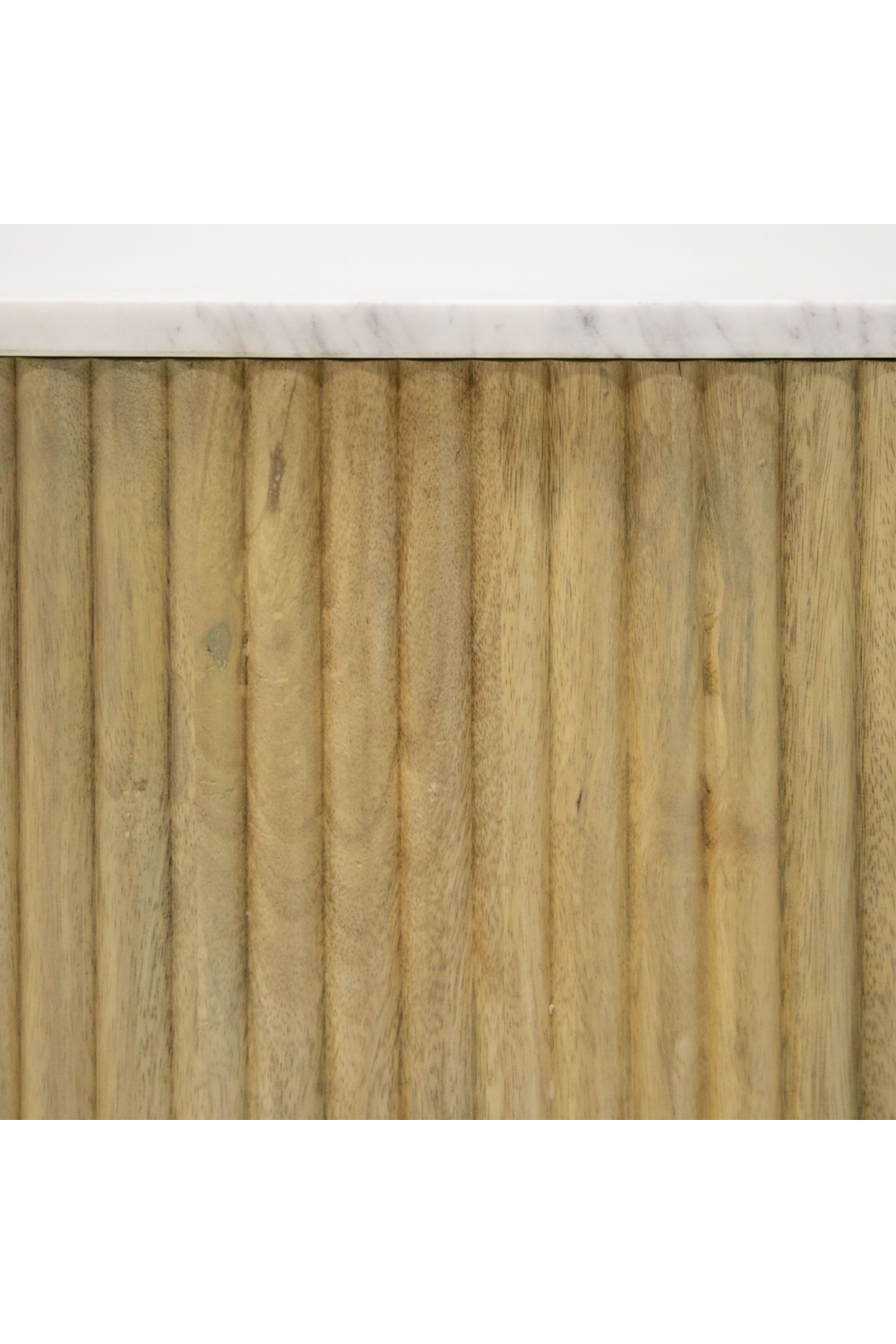 Fluted Mango Wood Media Unit | OROA Modern Cambridge | Oroa.com