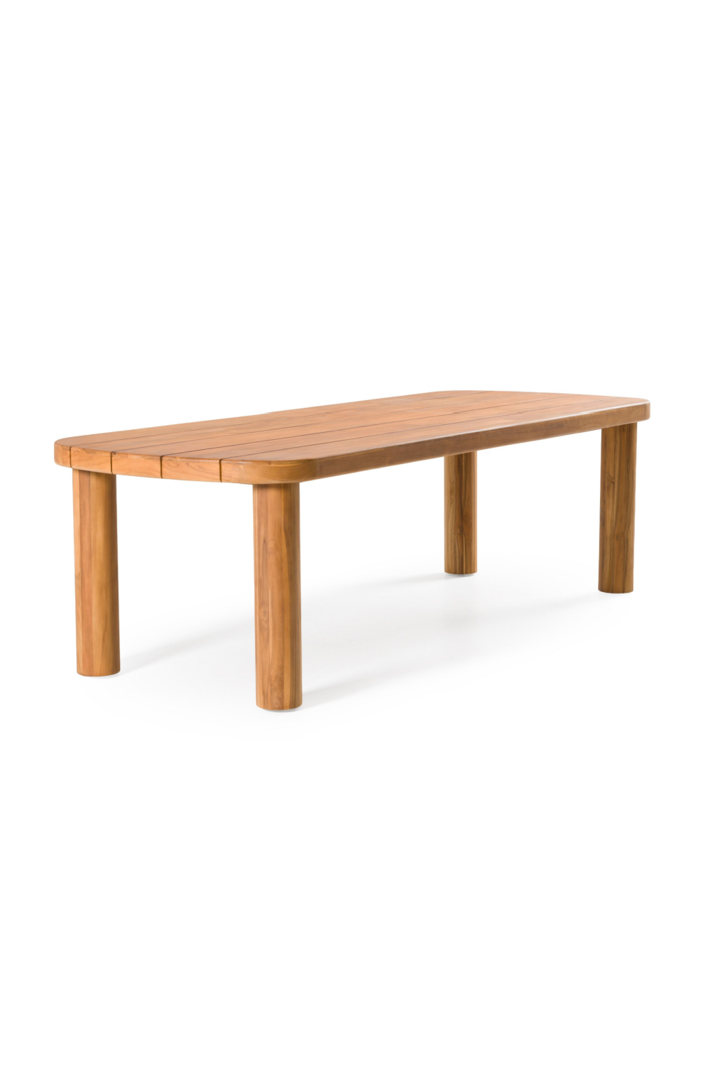 Outdoor Natural Teak Dining Table | OROA Modern Kamari | Oroa.com