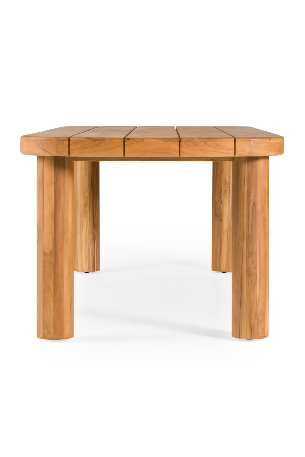 Outdoor Natural Teak Dining Table | OROA Modern Kamari | Oroa.com