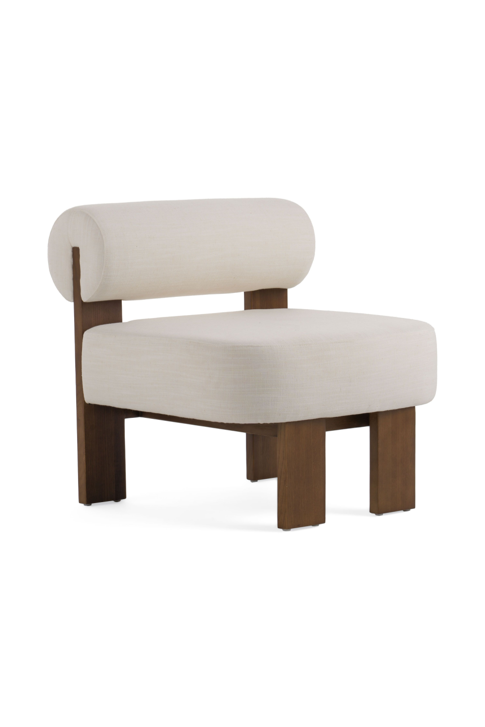 Walnut Oak Framed Accent Chair | OROA Modern Rosanne | Oroa.com