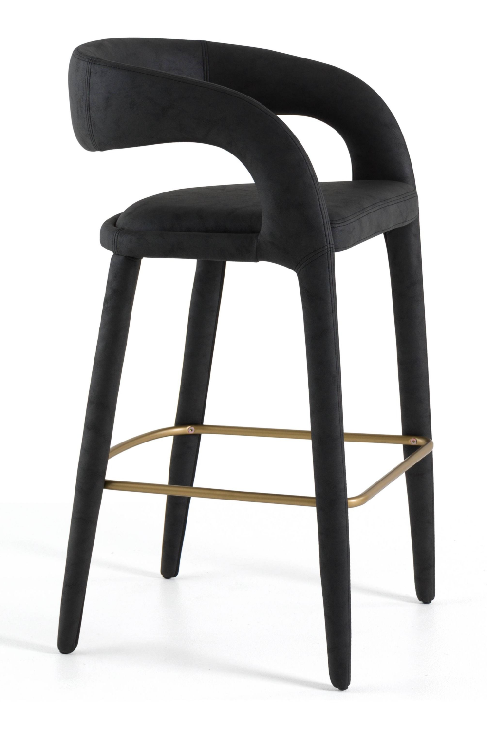 Vegan Leather Upholstered Bar Chair | OROA Modern Faerron | Oroa.com