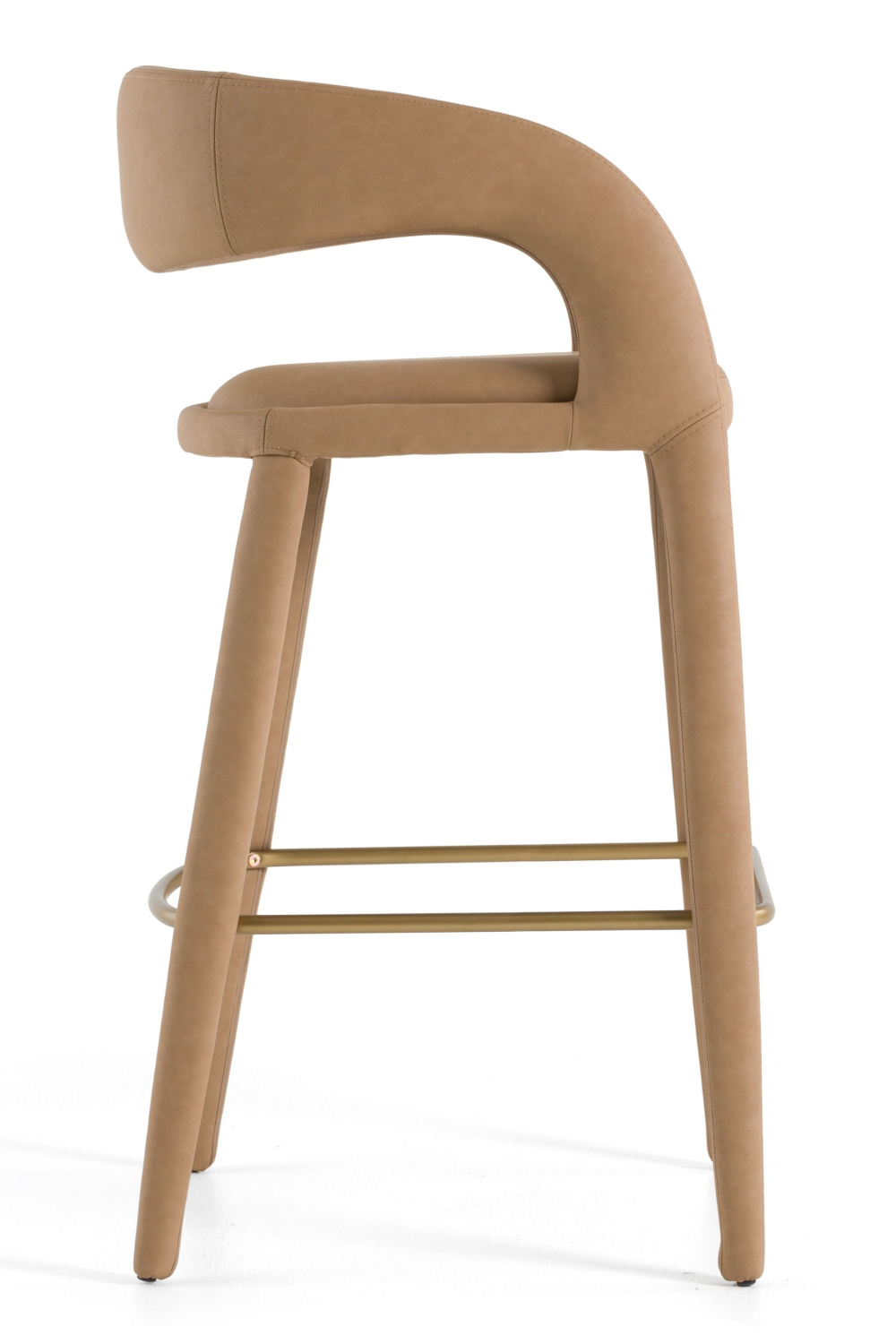 Leatherette Upholstered Bar Chair | OROA Modern Faerron | Oroa.com