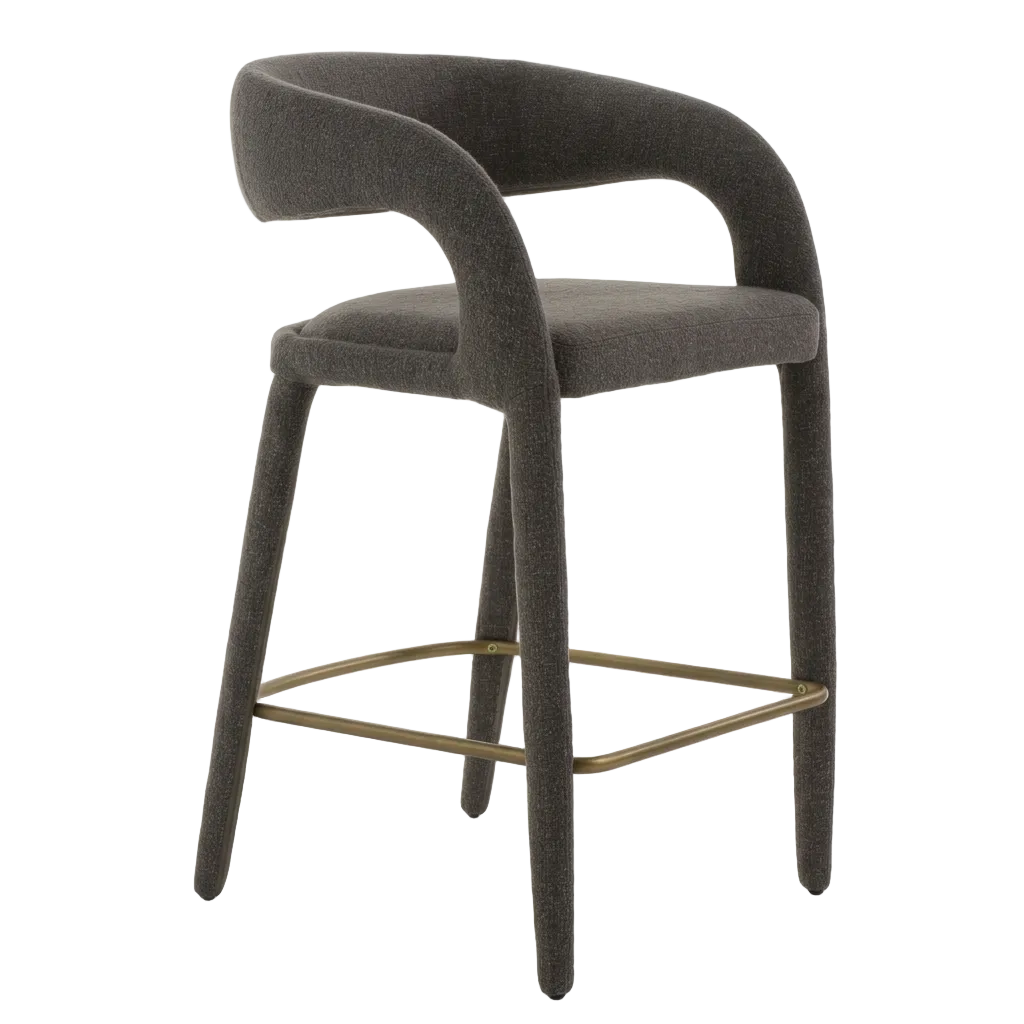 Fabric Upholstered Counter Chair | OROA Modern Faerron | Oroa.com