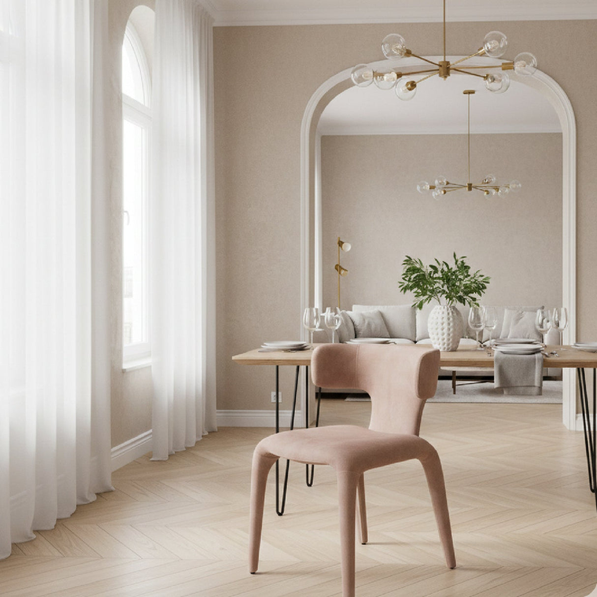 Velvet Dining Chair – Saehee – alternate view 27