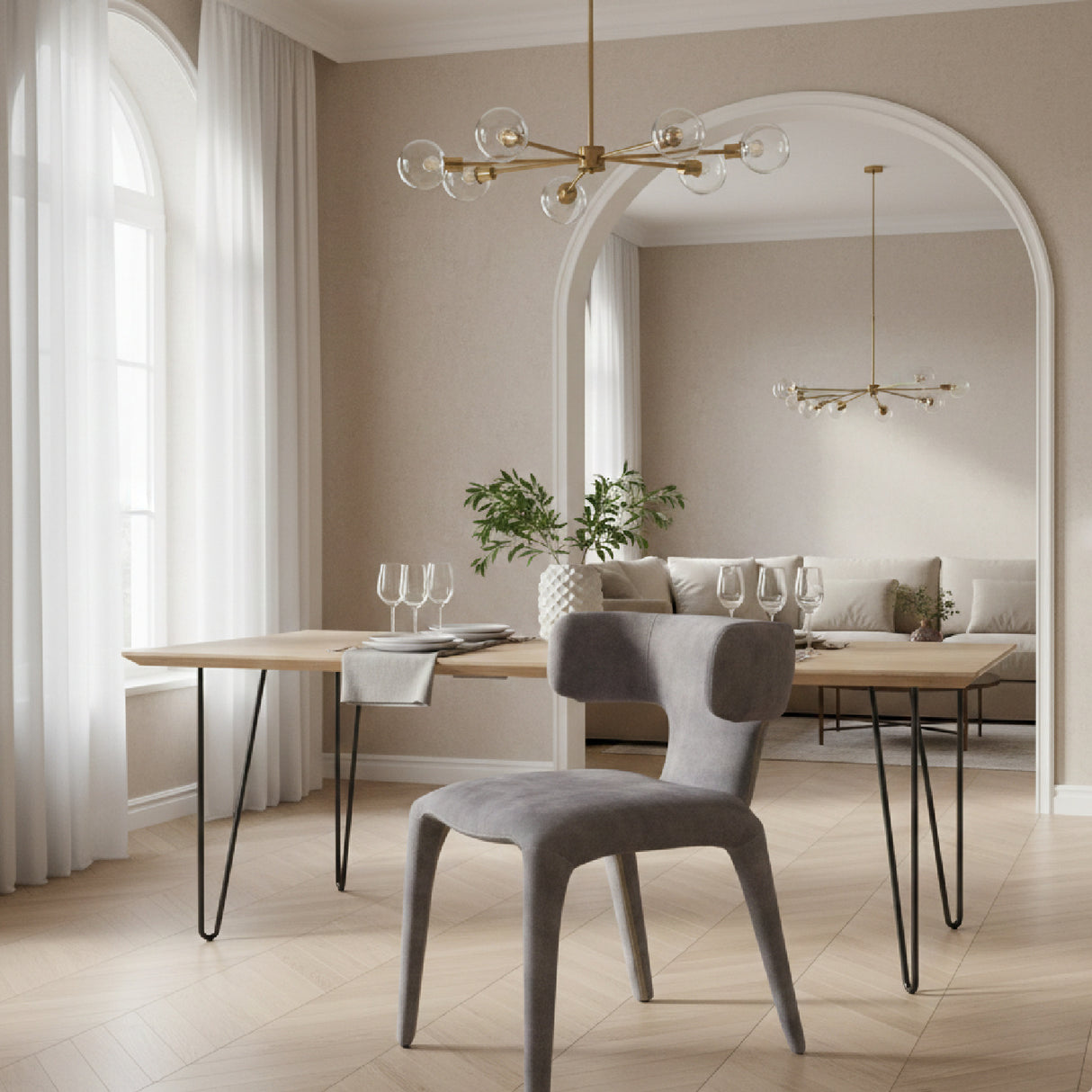 Velvet Dining Chair – Saehee – alternate view 19