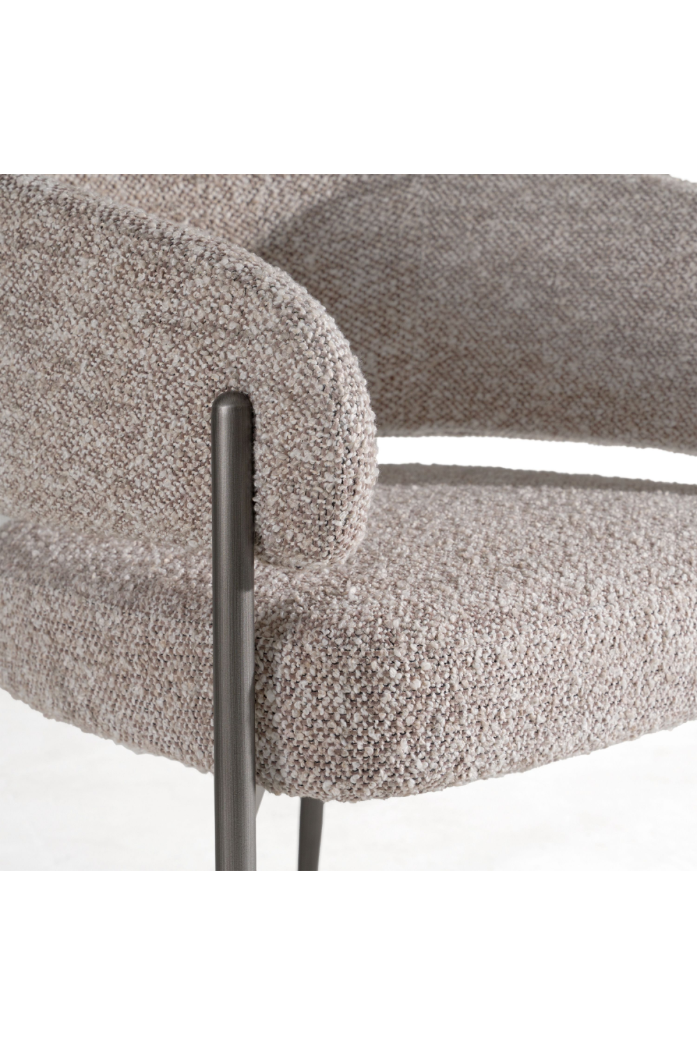 Gray Curved Dining Chair | OROA Modern Thomas | Oroa.com