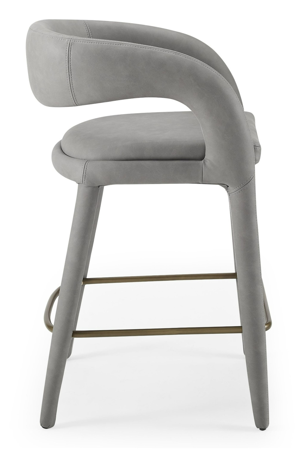 Vegan Leather Upholstered Counter Chair | OROA Modern Faerron | Oroa.com