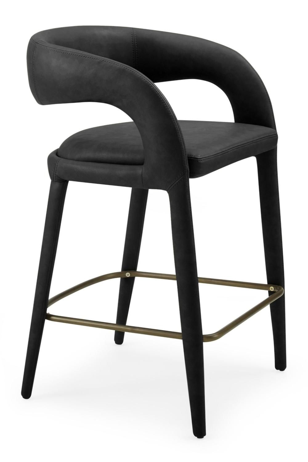 Vegan Leather Upholstered Counter Chair | OROA Modern Faerron | Oroa.com