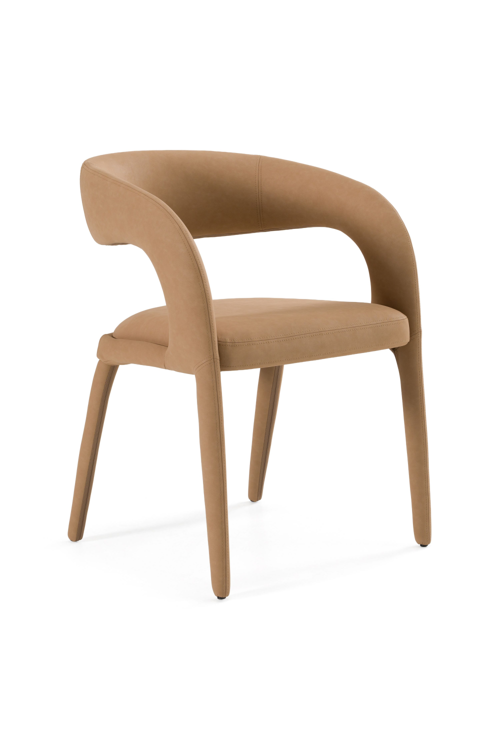 Vegan Leather Upholstered Dining Chair | OROA Modern Faerron | Oroa.com