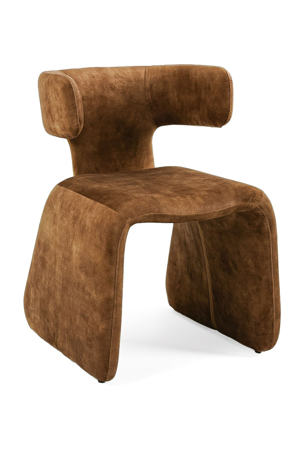 Asymmetrical Velvet Dining Chair | OROA Modern Bergman | Oroa.com