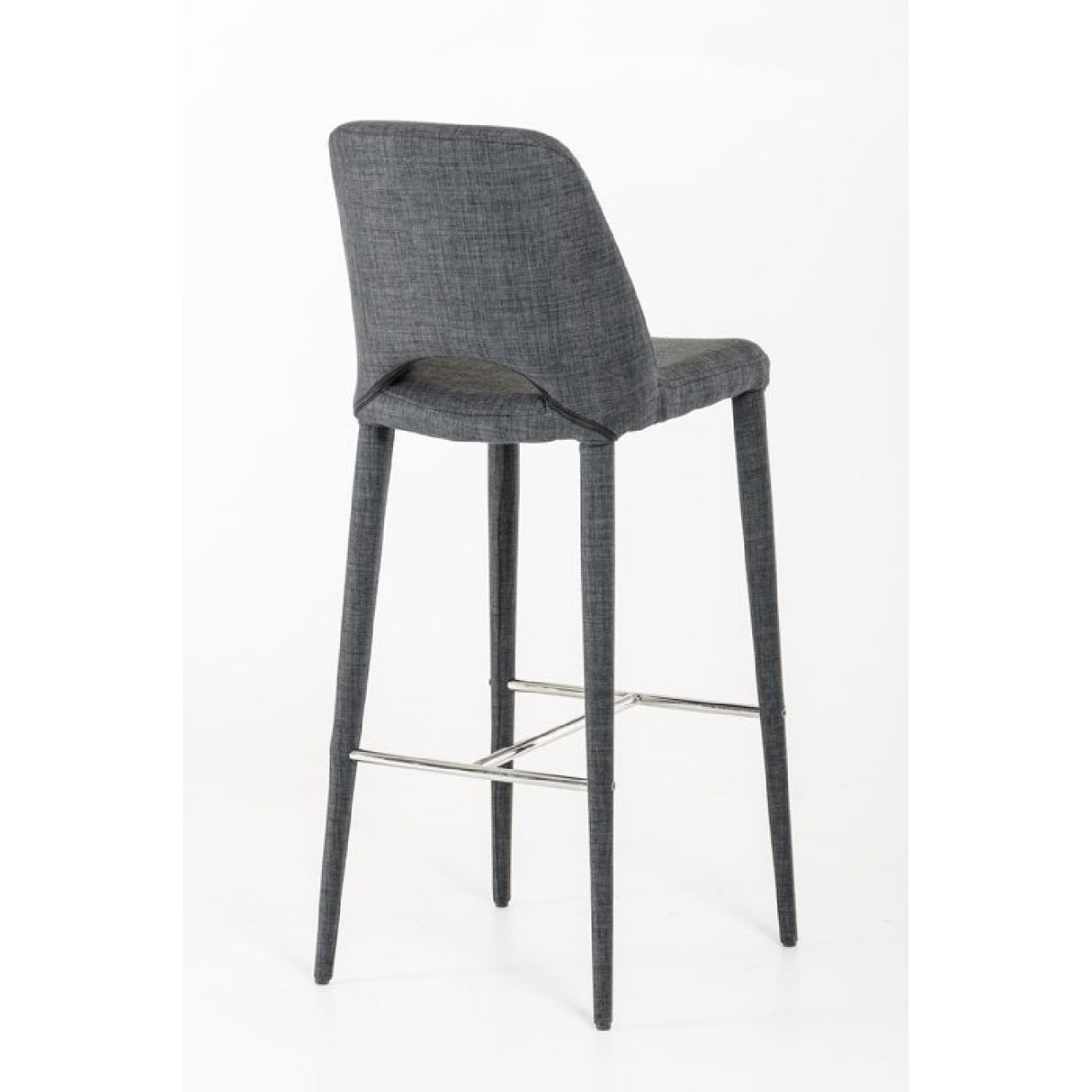 Gray Cutout-Back Bar Stool | OROA Modern Williamette | Oroatrade.com