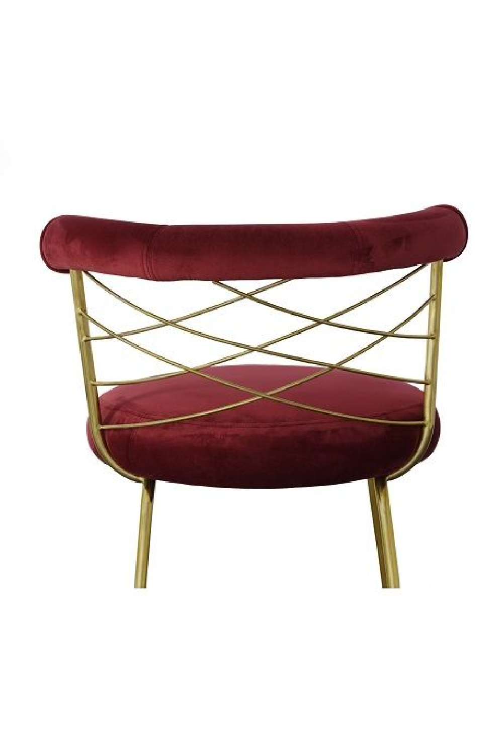 Red Velvet Bar Stool | OROA Modern Dakin | Oroa.com