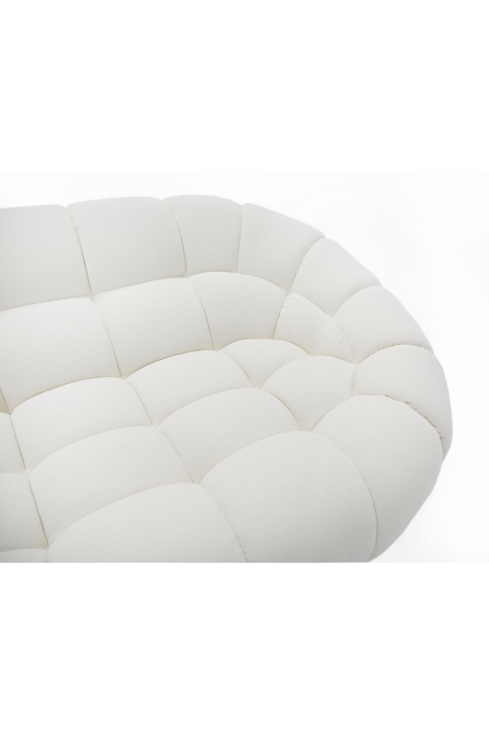 White Curved Sectional Sofa | OROA Modern Yolonda | Oroa.com