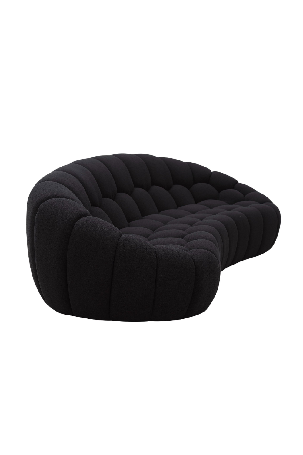 Hexagonal-Tufted Curved Sofa | OROA Modern Yolonda | Oroa.com
