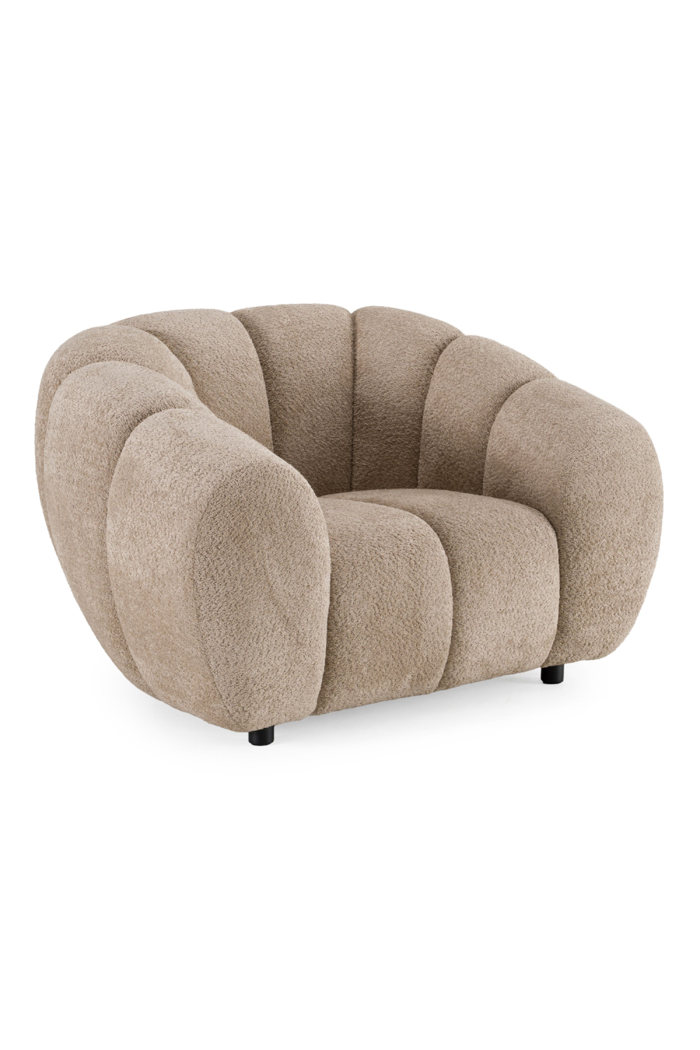 Channel Upholstered Lounge Chair | OROA Modern Suki | Oroa.com