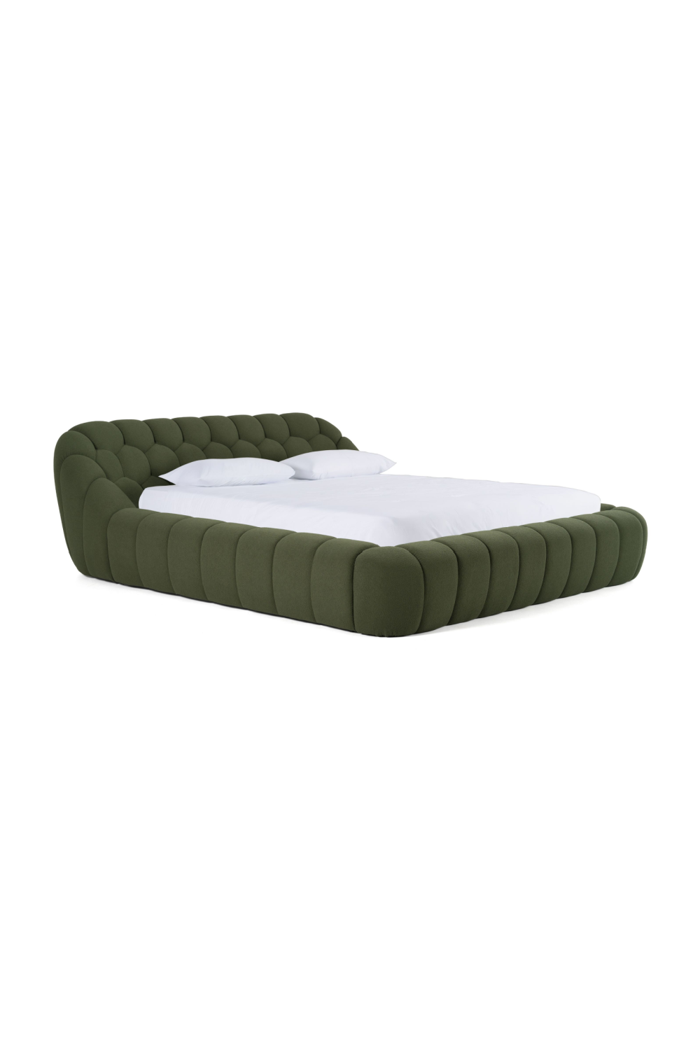 Hexagonal Tufted Queen Bed | OROA Modern Yolonda | Oroa.com