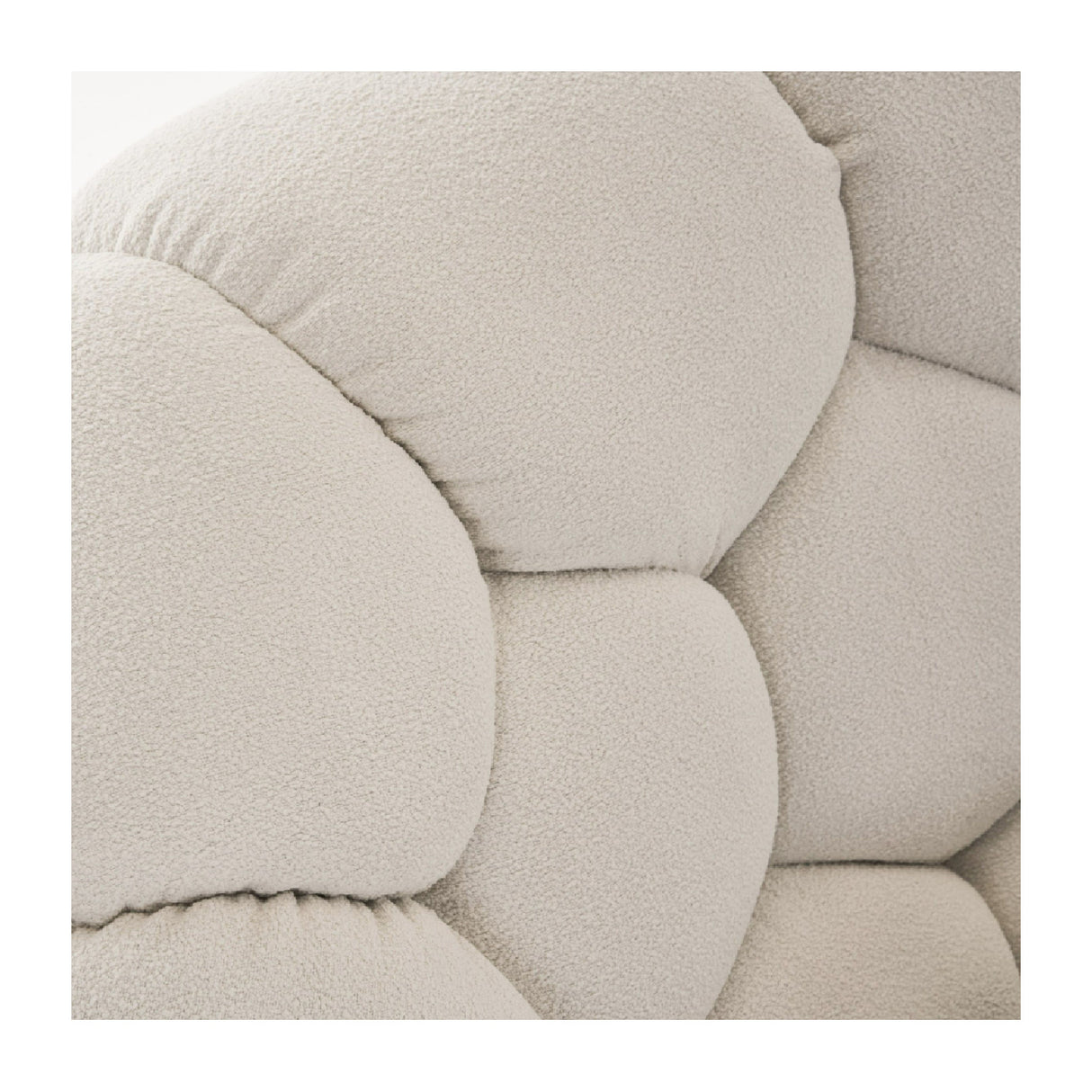 Hexagonal Tufted King Bed | OROA Modern Yolonda