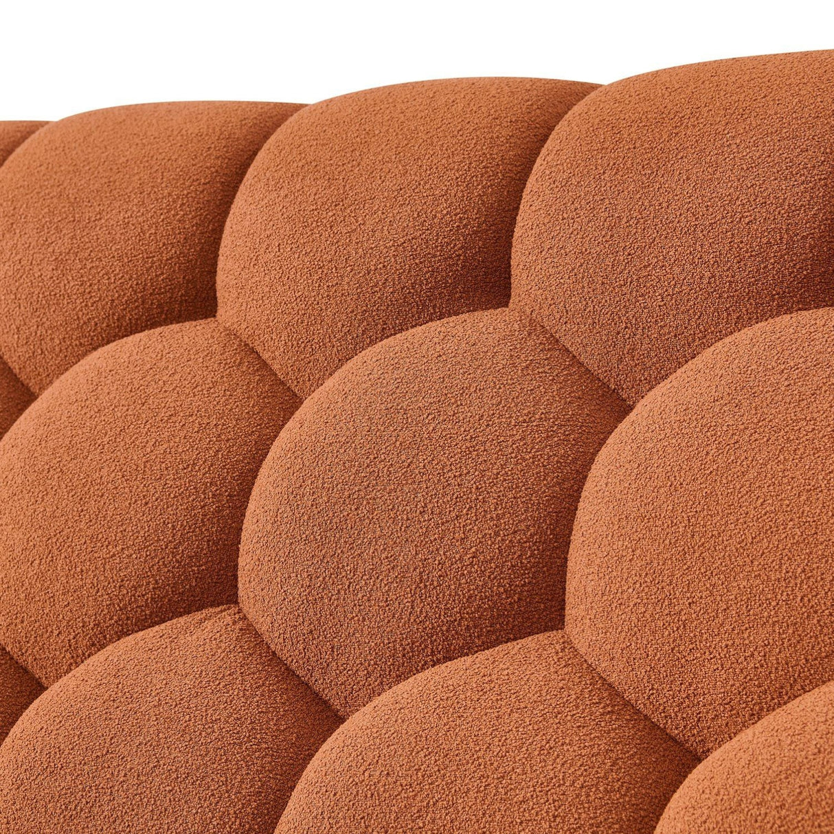 Orange Hexagonal Tufted Bed | OROA Modern Yolonda | Oroa.com