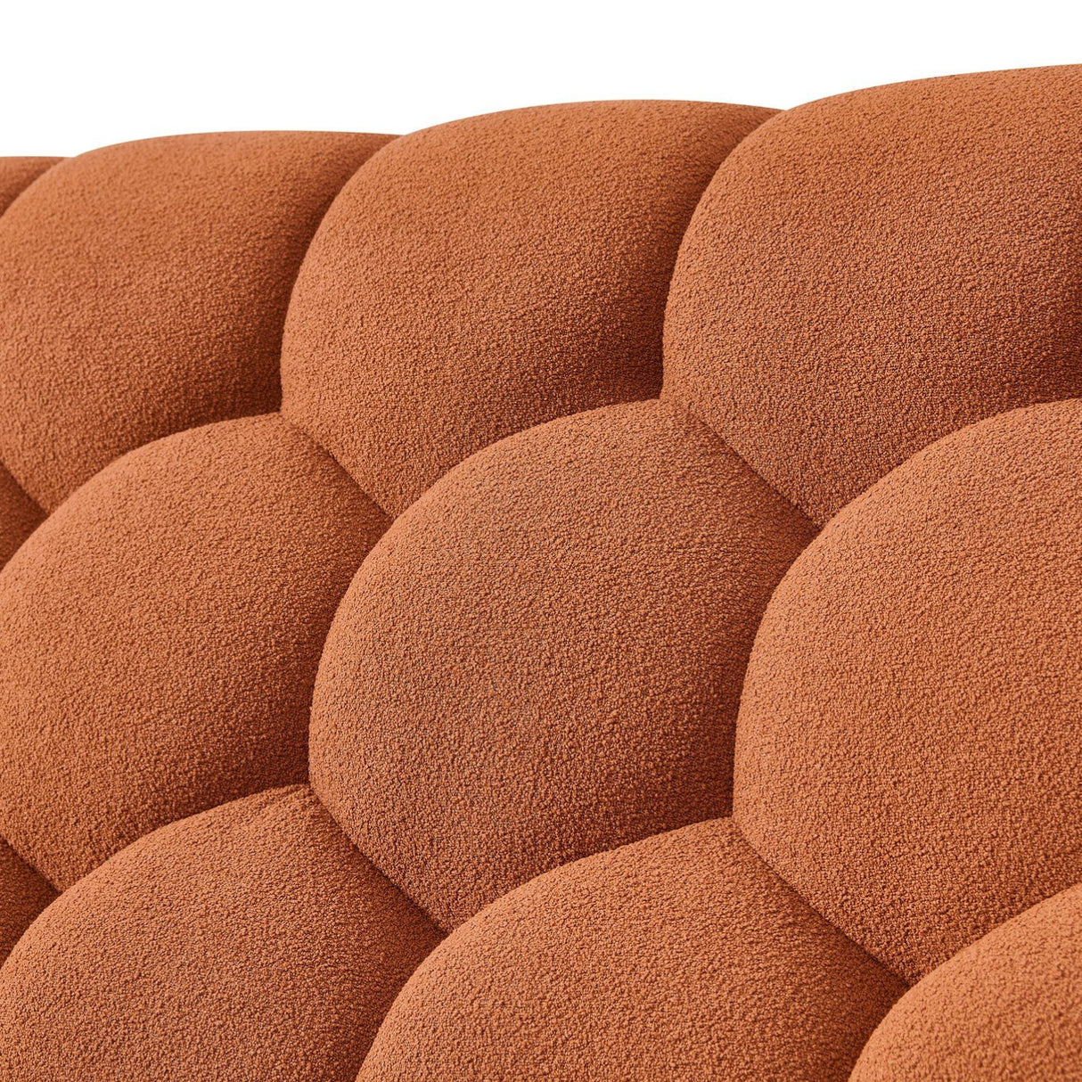 Orange Hexagonal Tufted Bed | OROA Modern Yolonda | Oroa.com