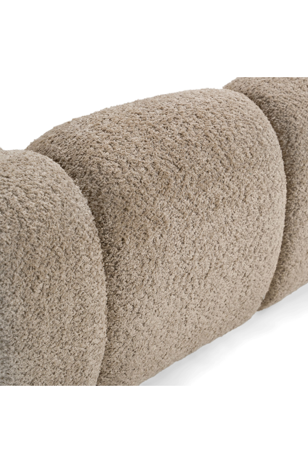 Tan Upholstered Panel Headboard Bed | OROA Modern Janine | Oroa.com