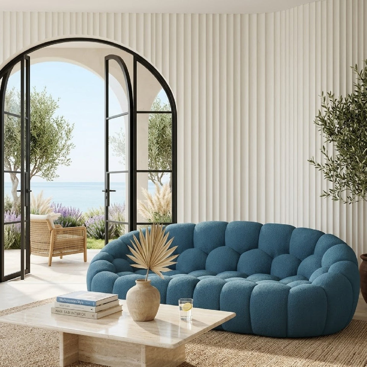 Hexagonal-Tufted Loveseat – Yolonda – alternate view 26