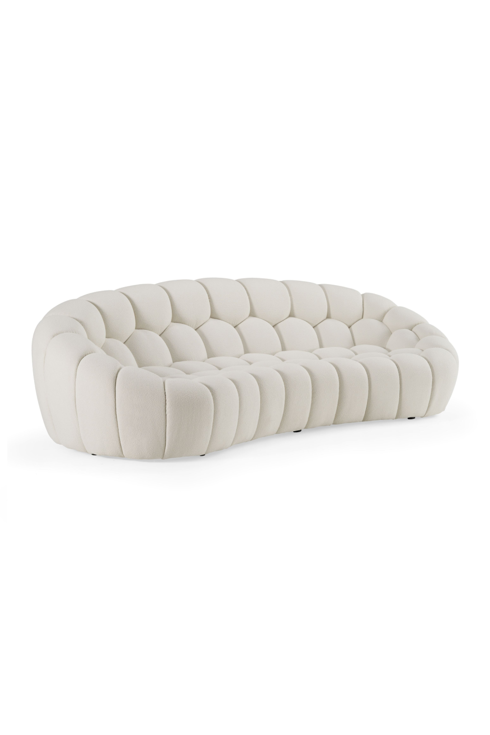Hexagonal-Tufted Curved Sofa | Oroa.com