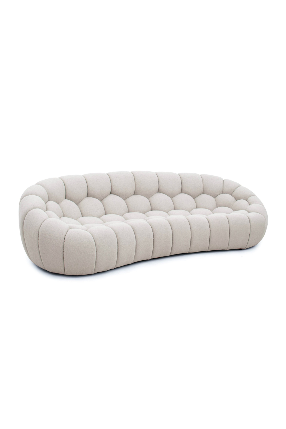 Hexagonal-Tufted Curved Sofa | Oroa.com