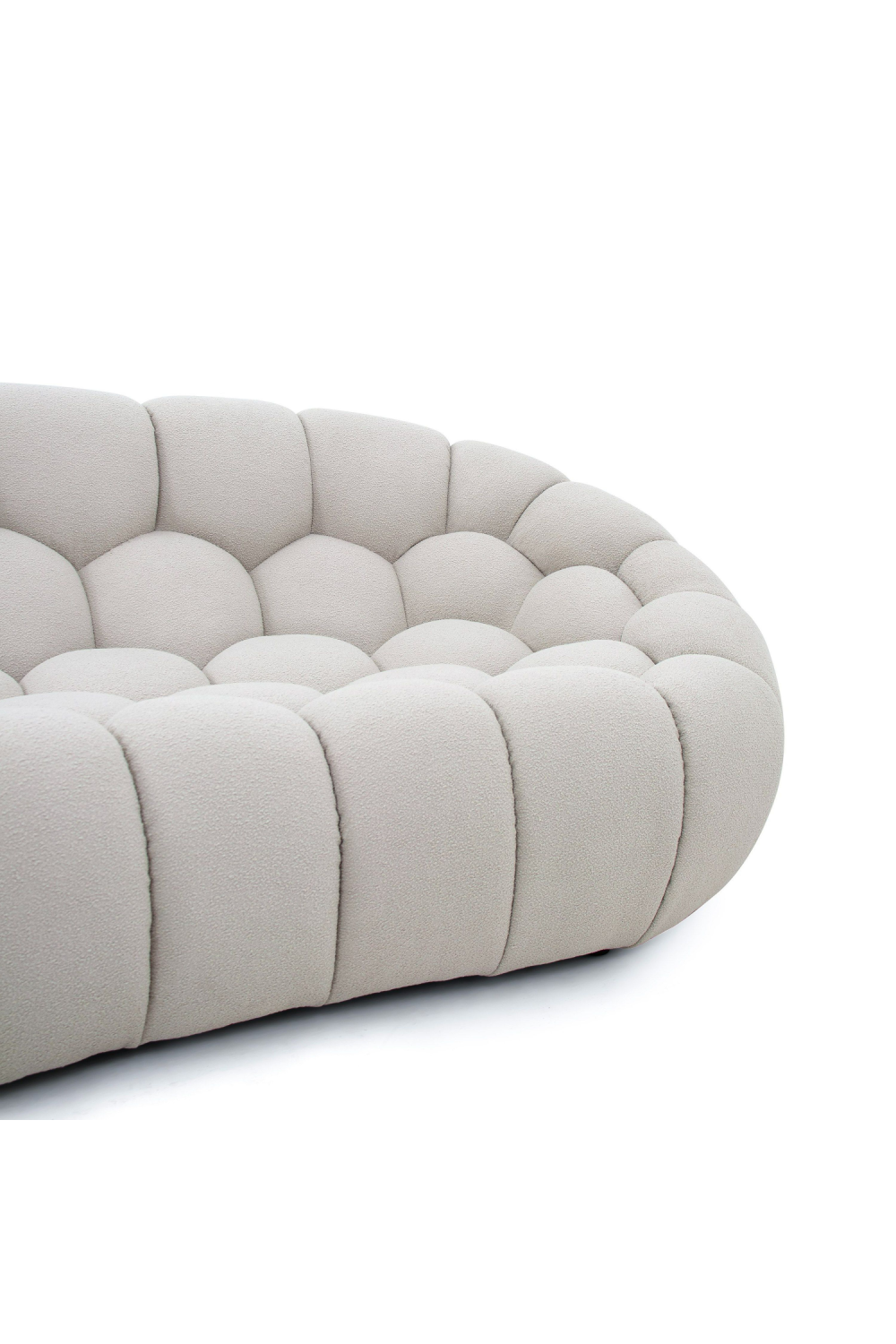 Hexagonal-Tufted Curved Sofa | OROA Modern Yolonda | Oroa.com